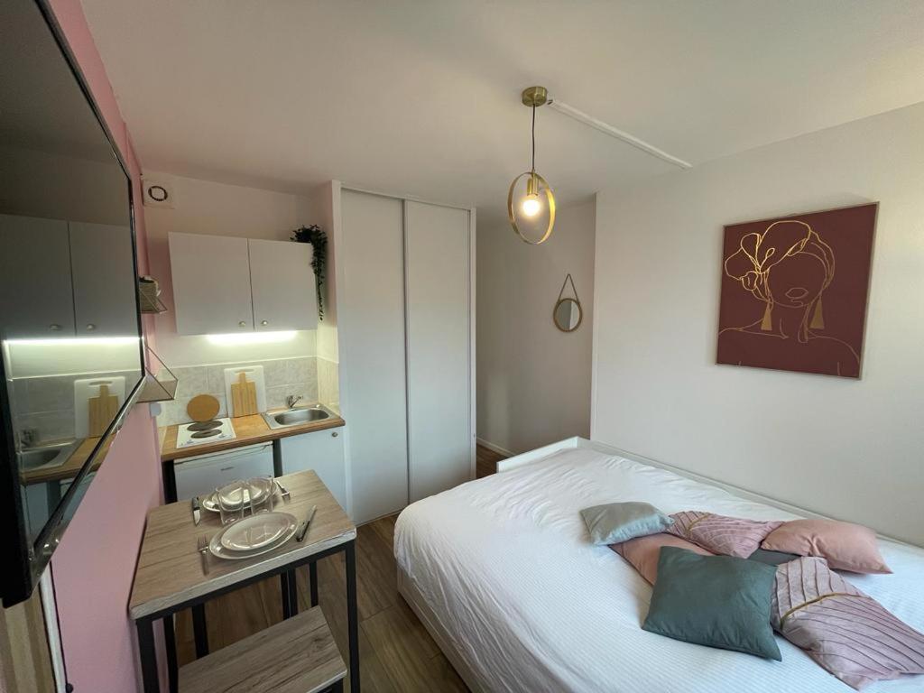 Rose, Studio Proche Centre Ville 캉 외부 사진