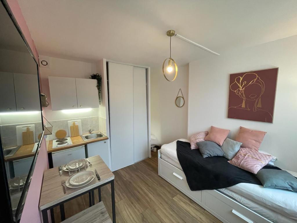 Rose, Studio Proche Centre Ville 캉 외부 사진